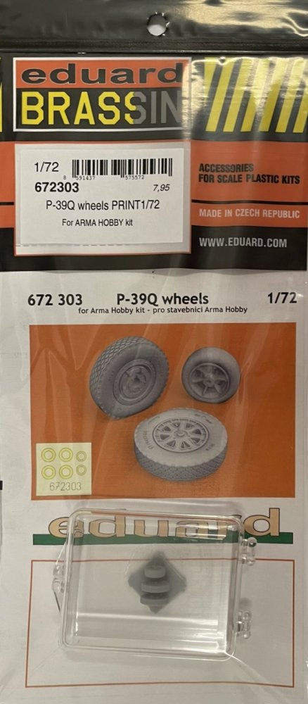 BRASSIN 1/72 P-39Q wheels PRINT (ARMA H.)