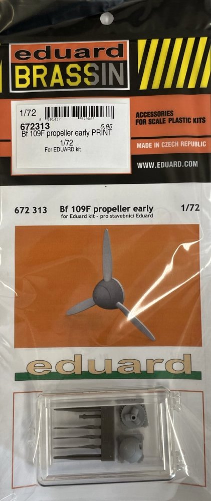 BRASSIN 1/72 Bf 109F propeller early PRINT (EDU)