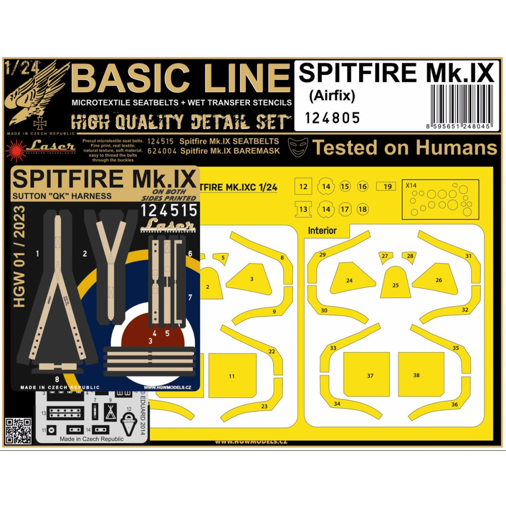 1/24 Spitfire Mk.IX (AIRFIX) BASIC LINE