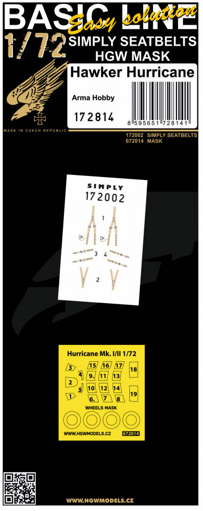 1/72 H.Hurricane Mk.I (ARMA H.) BASIC LINE