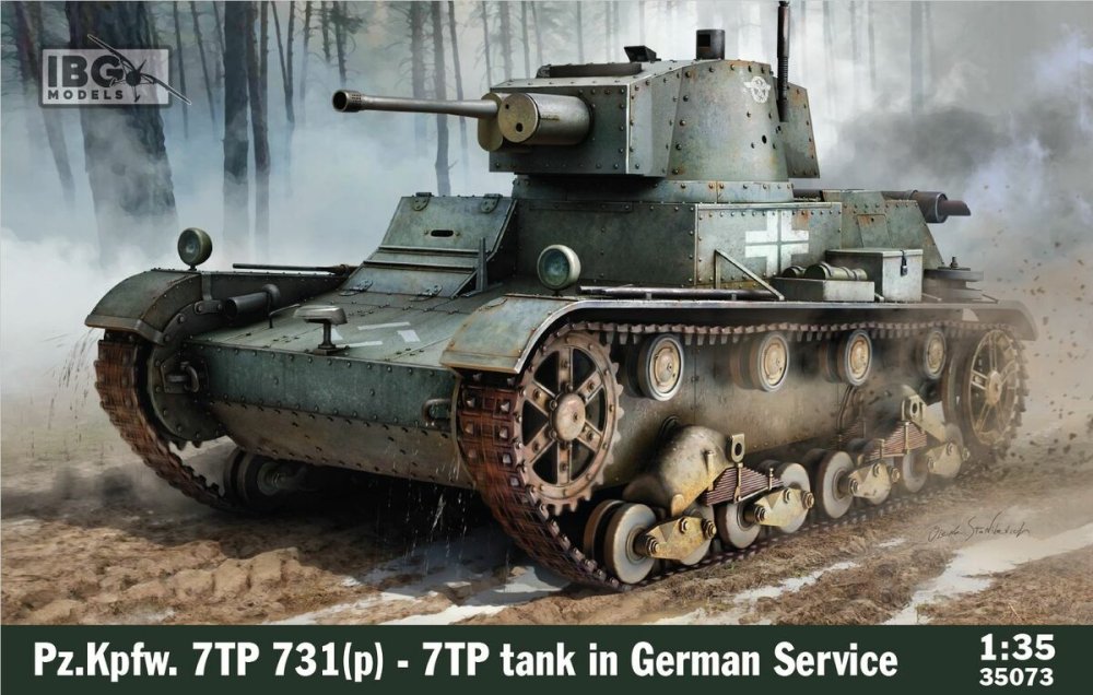 1/35 Pz.Kpfw. 7TP 731(p) in German Service