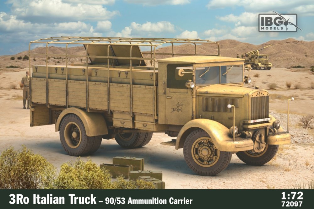 1/72 3Ro Italian Truck - 90/53 Ammunition Carrier