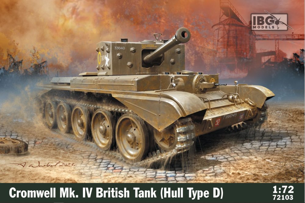 1/72 Cromwell Mk.IV British Tank (Hull Type D)