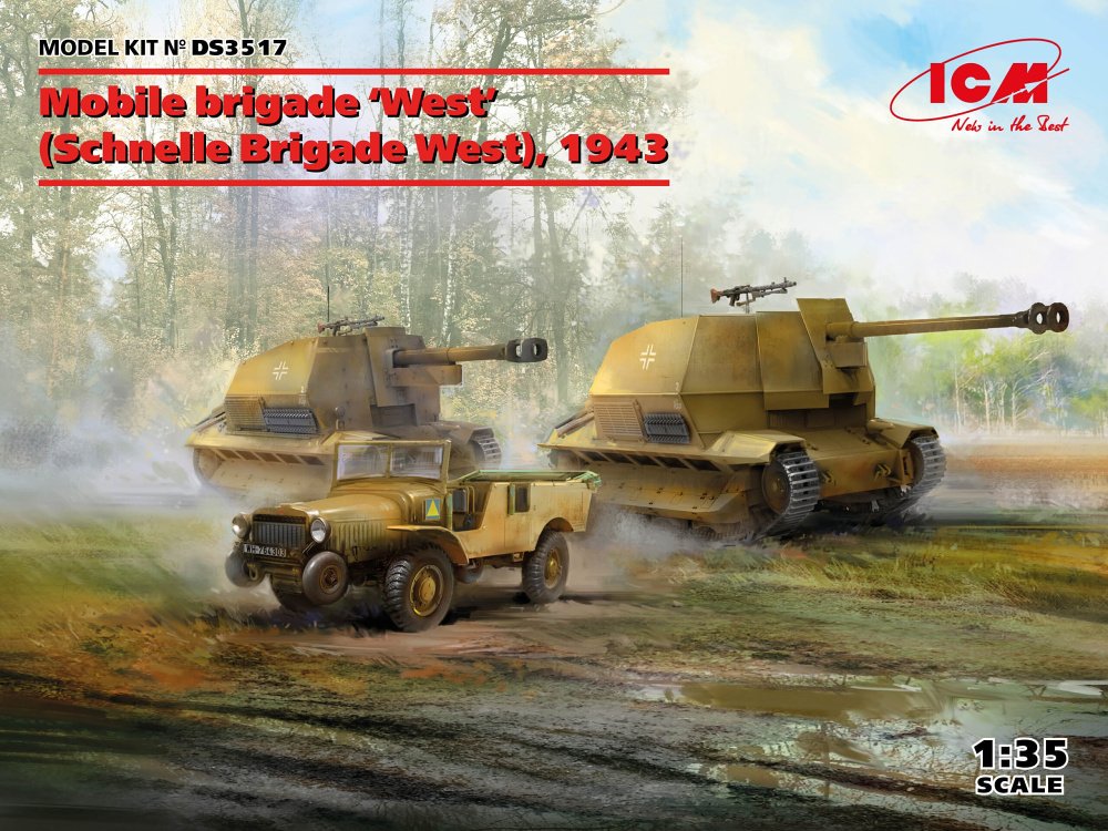 1:35 Mobile brigade 'West', 1943 DIORAMA (3 kits)