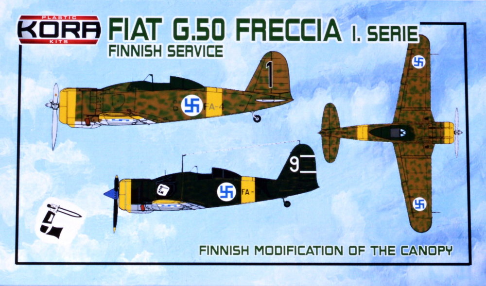 1/72 Fiat G.50 Freccia I.serie Finnish Service