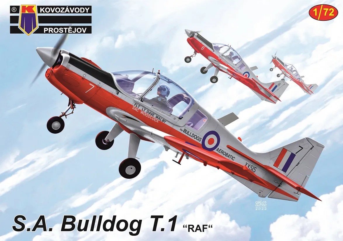 1/72 S.A. Bulldog T.1 'RAF' (3x camo)