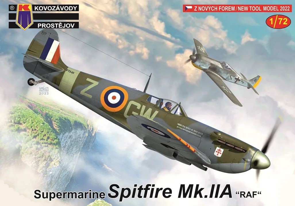 1/72 Supermarine Spitfire Mk.IIA 'RAF' (3x camo)