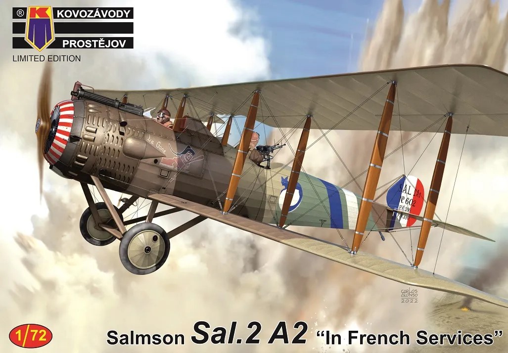 1/72 Salmson Sal.2A2 in French Services (3x camo)