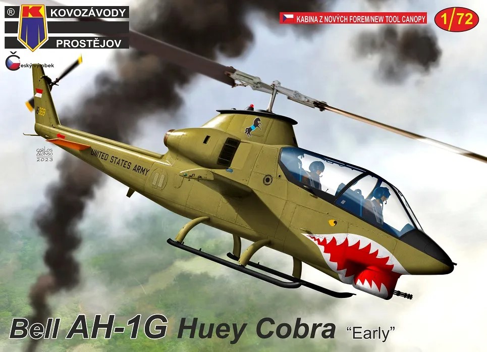 1/72 Bell AH-1G Huey Cobra Early (3x camo)