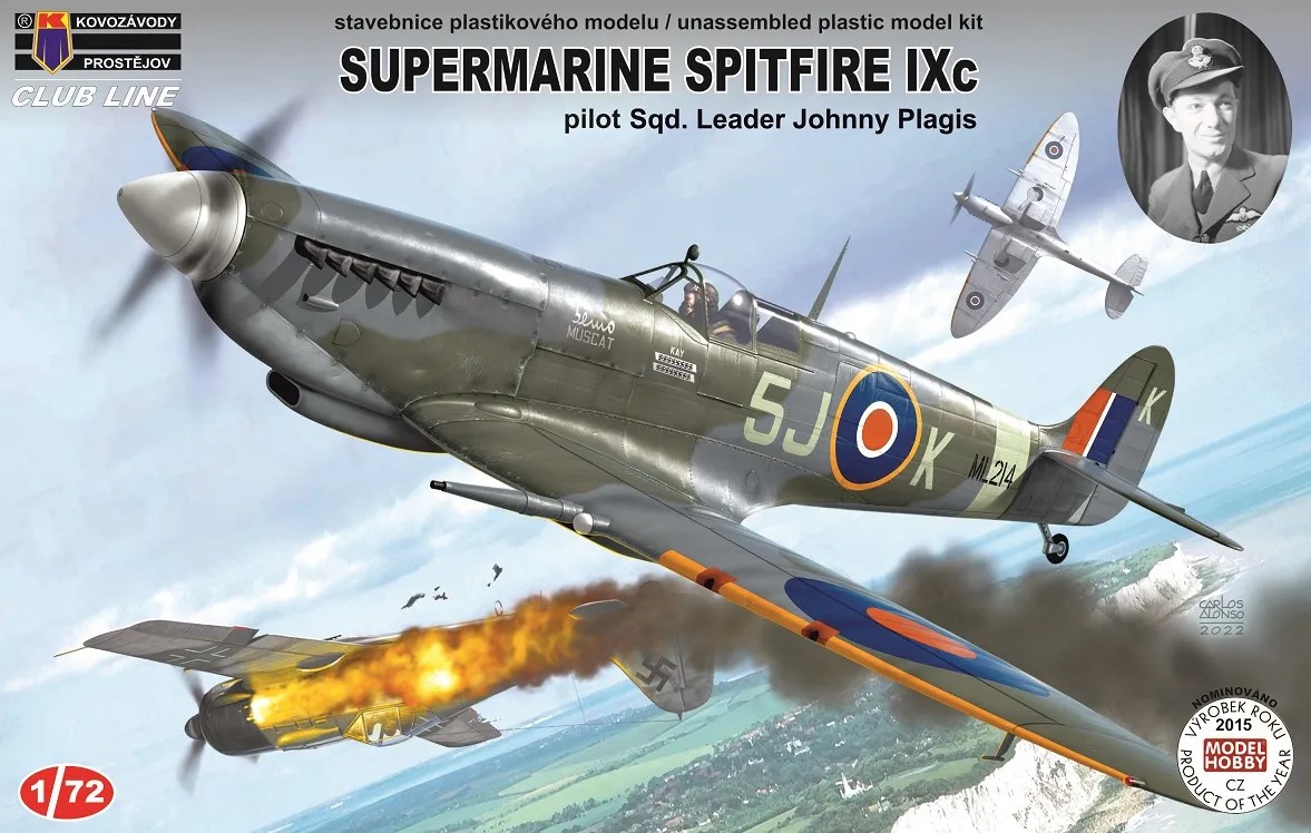 1/72 Superm.Spitfire IXc Johnny Plagis CLUB LINE