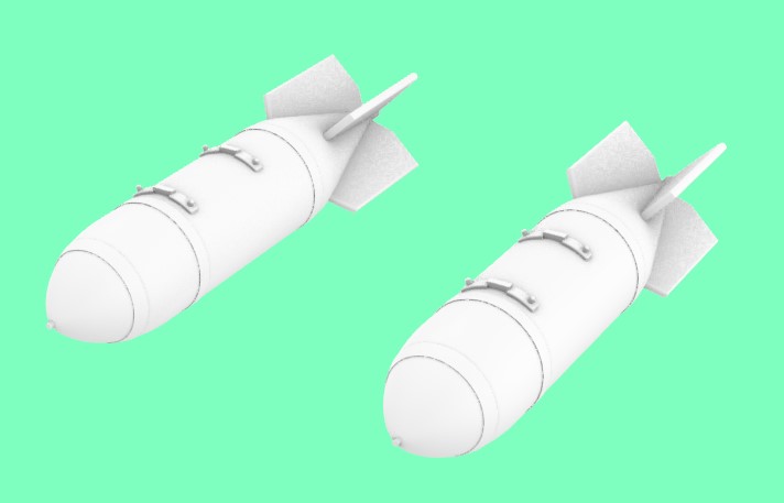 1/72 BINC 400 Incendiary bombs - 2 pcs. (3D Print)