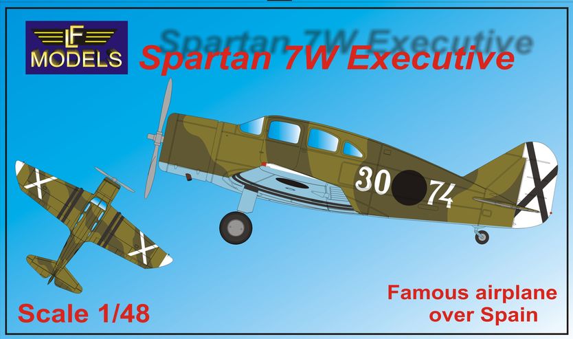 1/48 Spartan 7W Executive over Spain (resin)