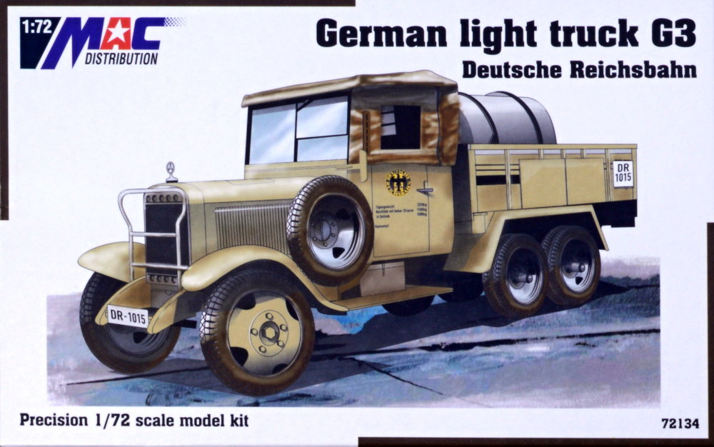 1/72 German Light Truck G3 Deutsche Reichsbahn