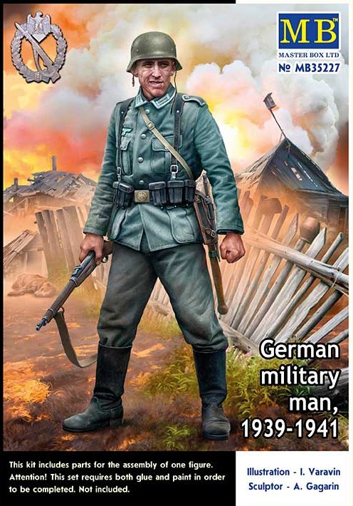 1/35 German military man,1939-41 (1 fig & weapons)