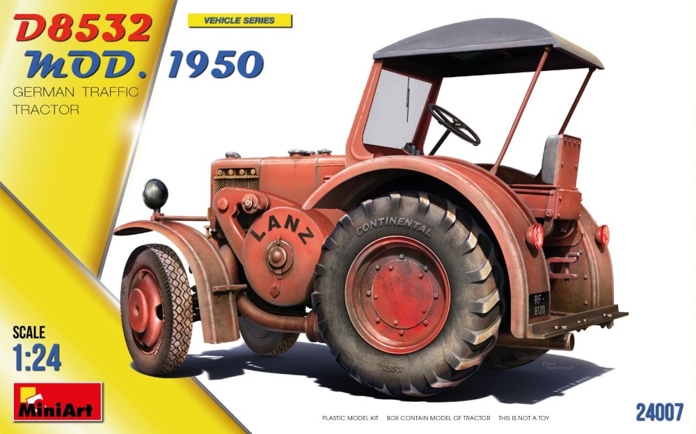 1/24 German Traffic Tractor D8532 Mod. 1950