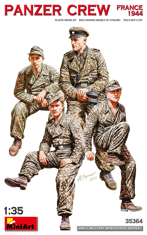 1/35 Panzer Crew, France 1944 (4 fig.)