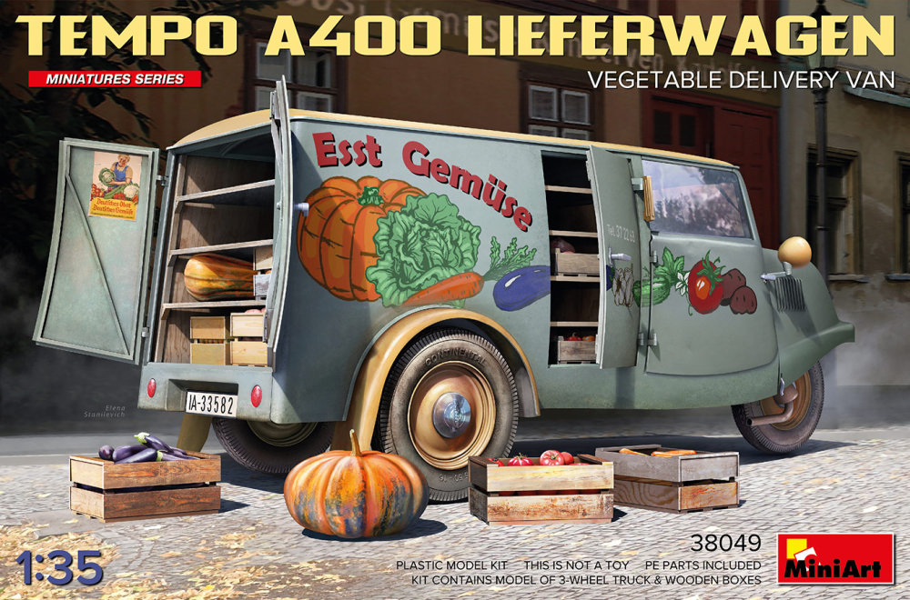 1/35 Tempo A400 Lieferwagen Vegetable Delivery Van