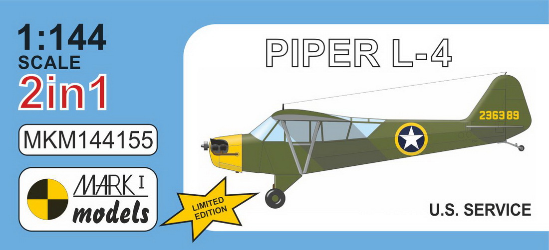 1/144 Piper L-4 'US Service' (2-in-1)