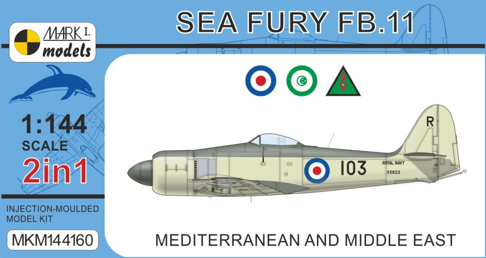 1/144 Sea Fury FB.11 'Mediterranean' (2-in-1)