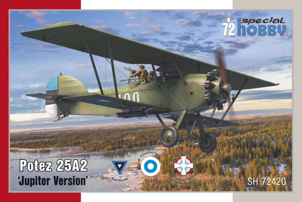 1/72 Potez 25A2 'Jupiter Version' (3x camo)