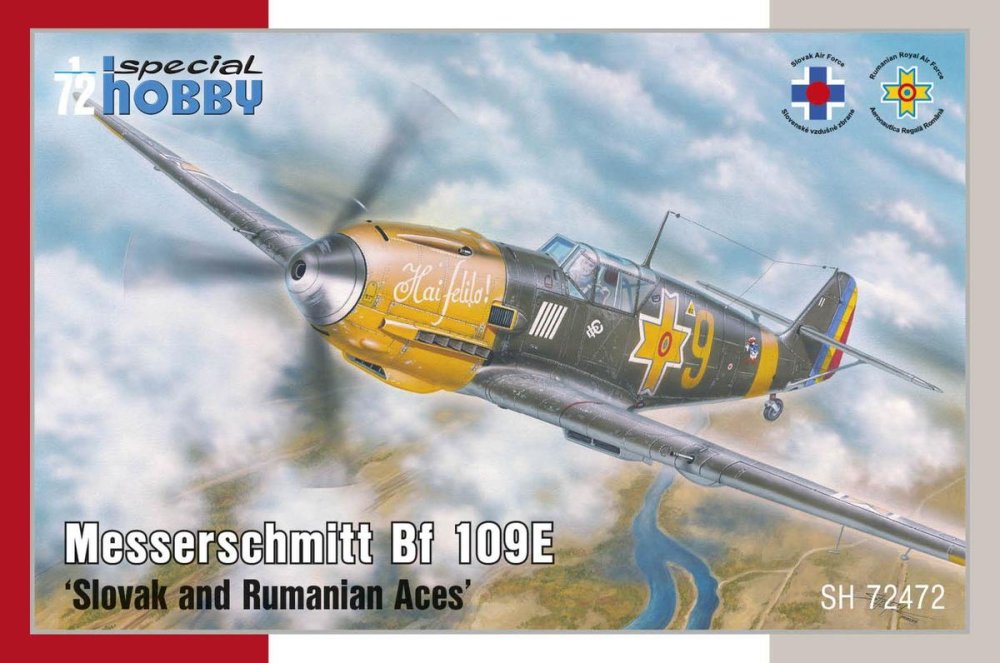 1/72 Bf 109E 'Slovak and Rumanan Aces' (4x camo)