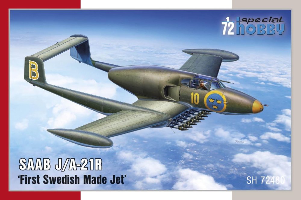 1/72 SAAB J/A-21R 'First Swedish Made Jet'
