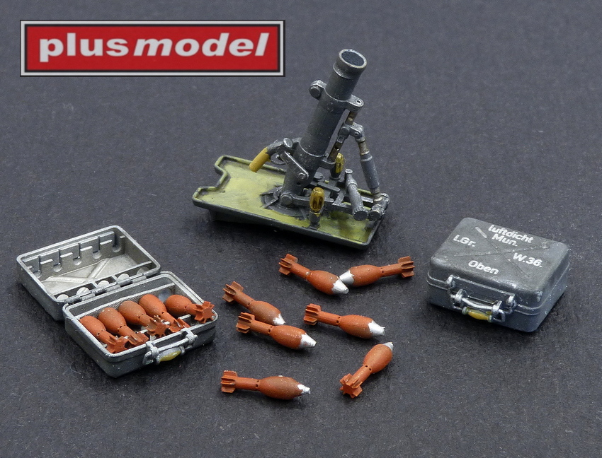 1/35 German 5cm Mortar LeGw36 (3D Print)