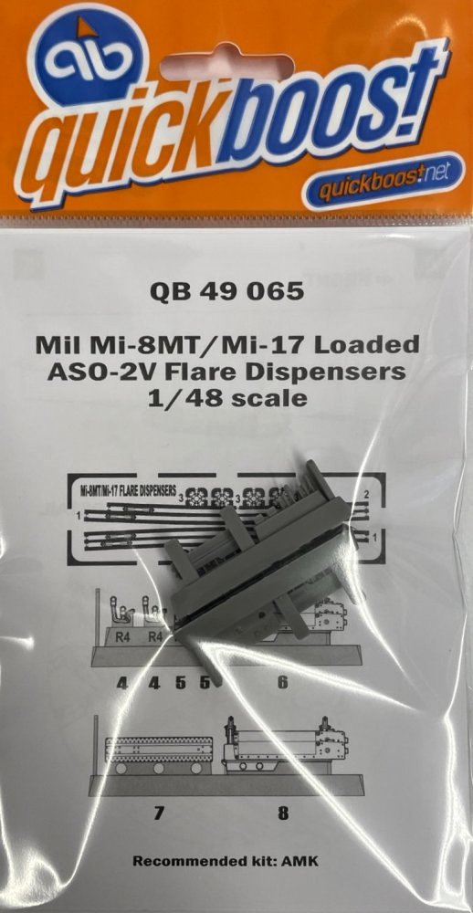 1/48 Mil Mi-8MT/Mi-17 loaded ASO-2V fl.dispensers