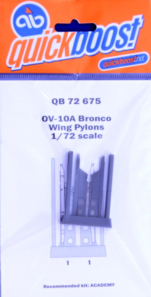1/72 OV-10A Bronco wing pylons (ACAD)