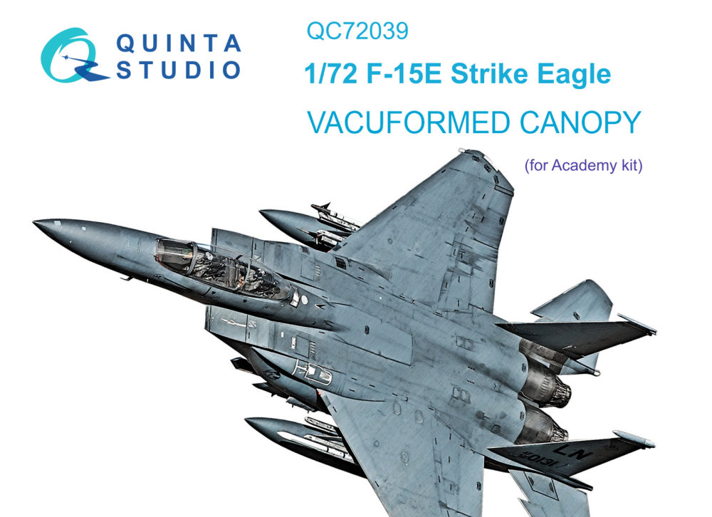 1/72 Vacu canopy F-15E (ACAD)