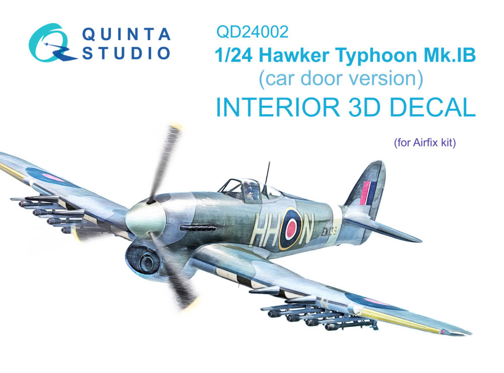 1/24 H. Typhoon (Car Door) 3D-Print.&col. Interior