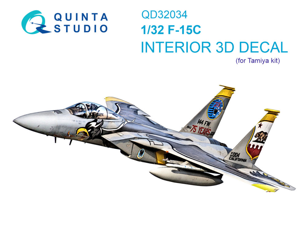 1/32 F-15C 3D-Printed & col.Interior (TAM)
