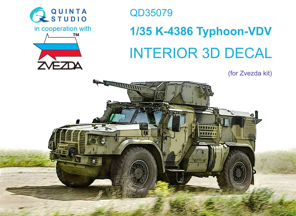 1/35 K-4386 Typhoon VDV 3D-Printed&col. Interior