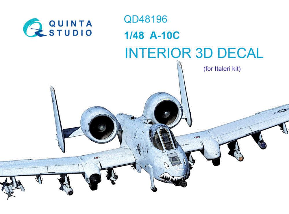 1/48 A-10C 3D-Printed & col.Interior (ITAL)