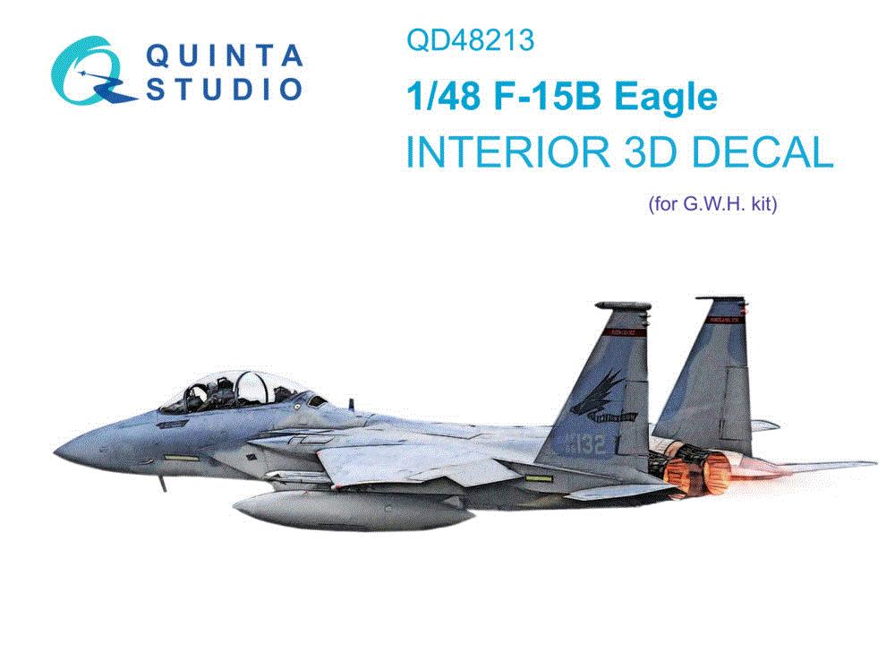1/48 F-15B 3D-Printed & col.Interior (GWH)