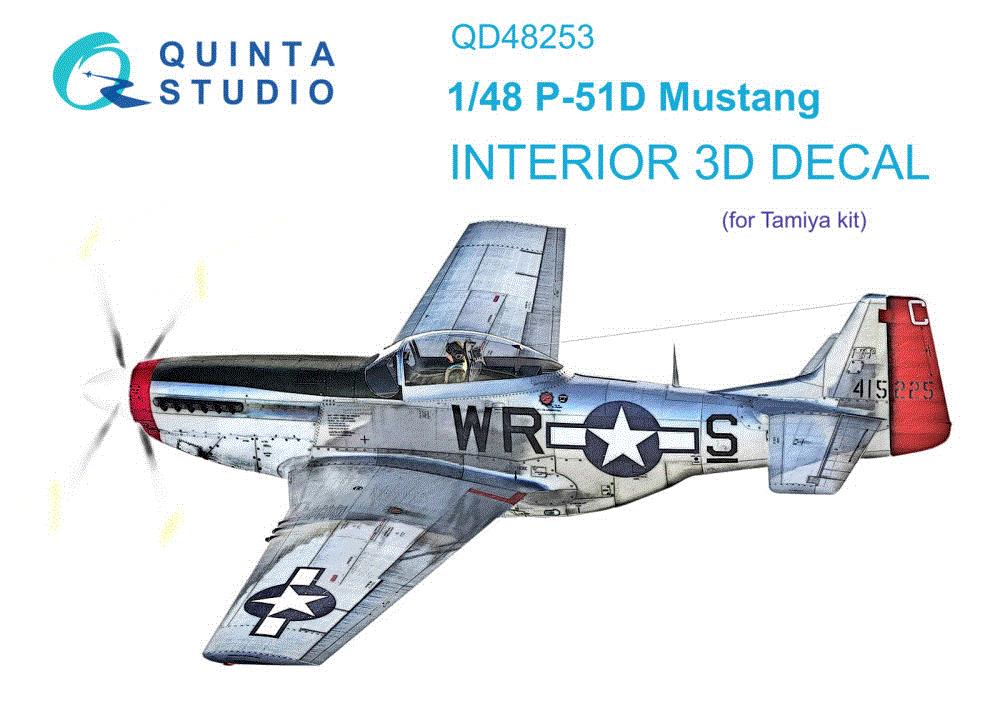 1/48 P-51D 3D-Printed & col.Interior (TAM)