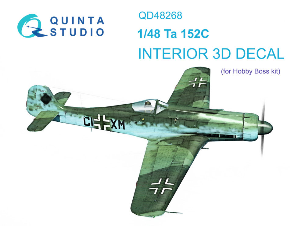 1/48 Ta 152C 3D-Printed&col. Interior (HOBBYB)