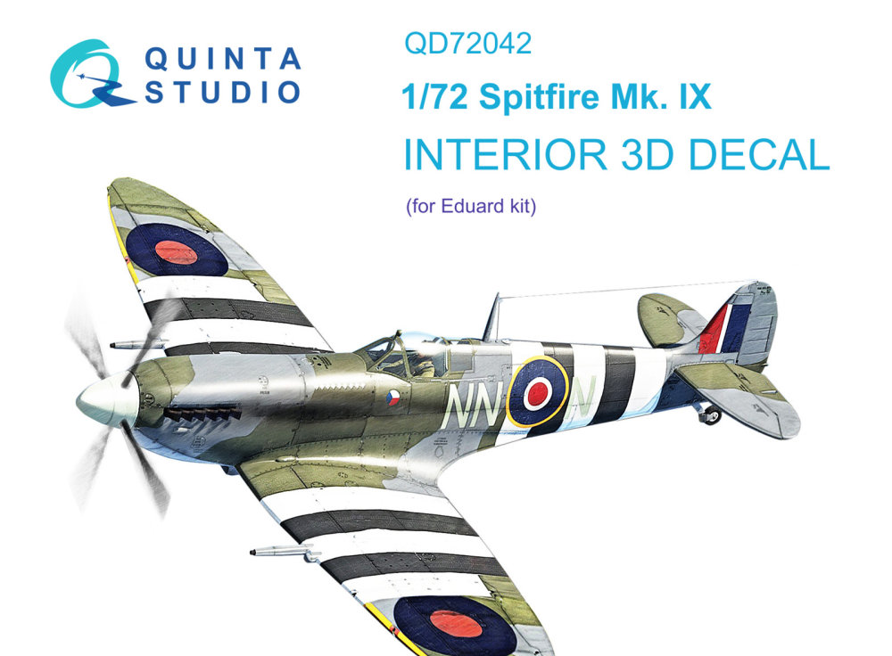 1/72 Spitfire Mk.IX 3D-Printed & col.Inter. (EDU)
