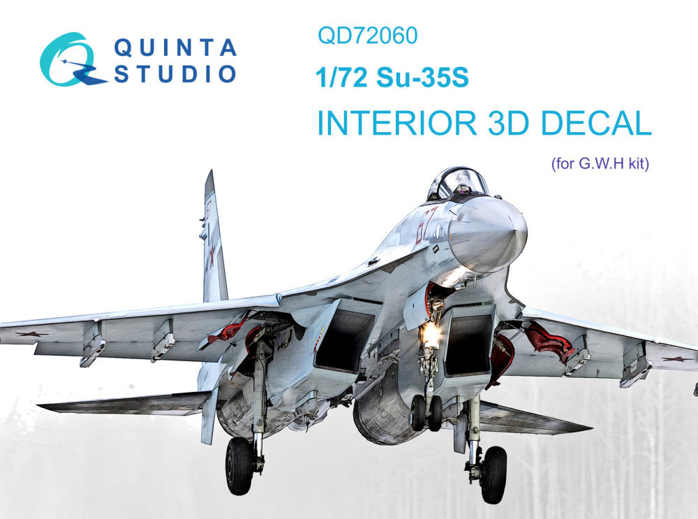 1/72 Su-35S 3D-Printed&col. Interior (GWH)