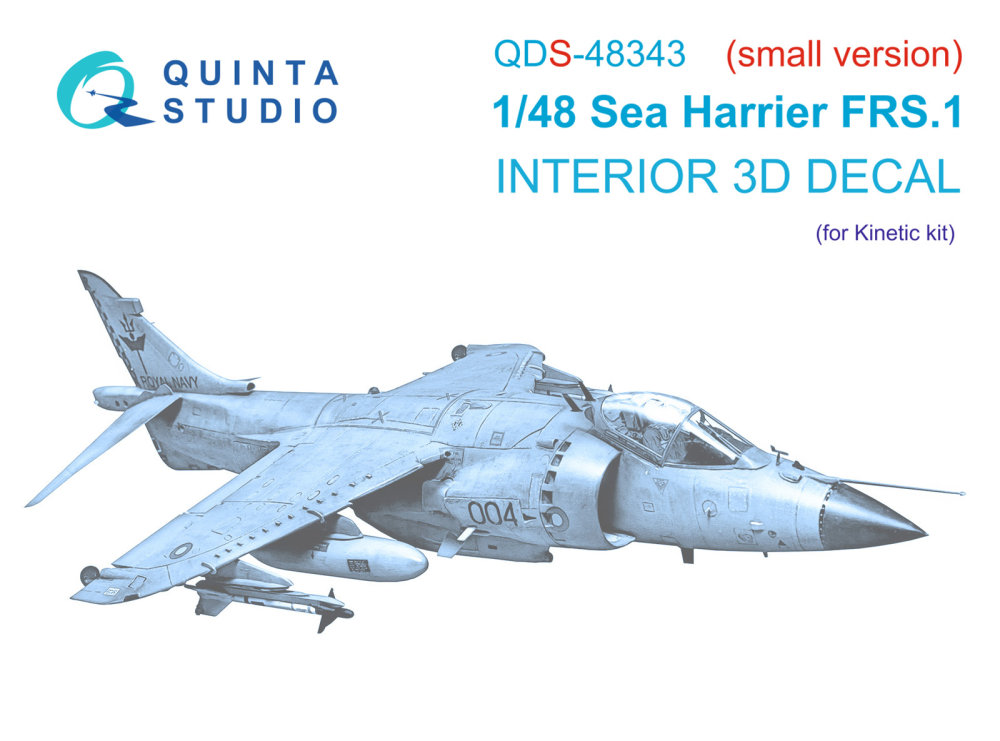 1/48 Sea Harrier FRS.1 3D-Printed&col.Int. SMALL