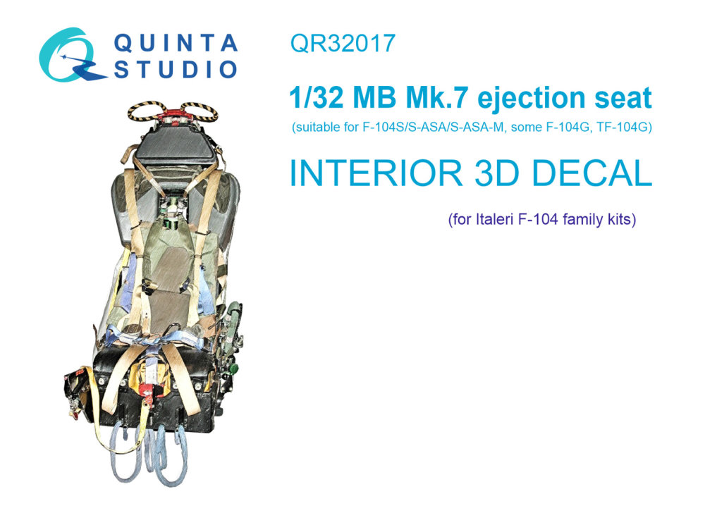 1/32 MB Mk.7 seat for F-104 family (ITAL)