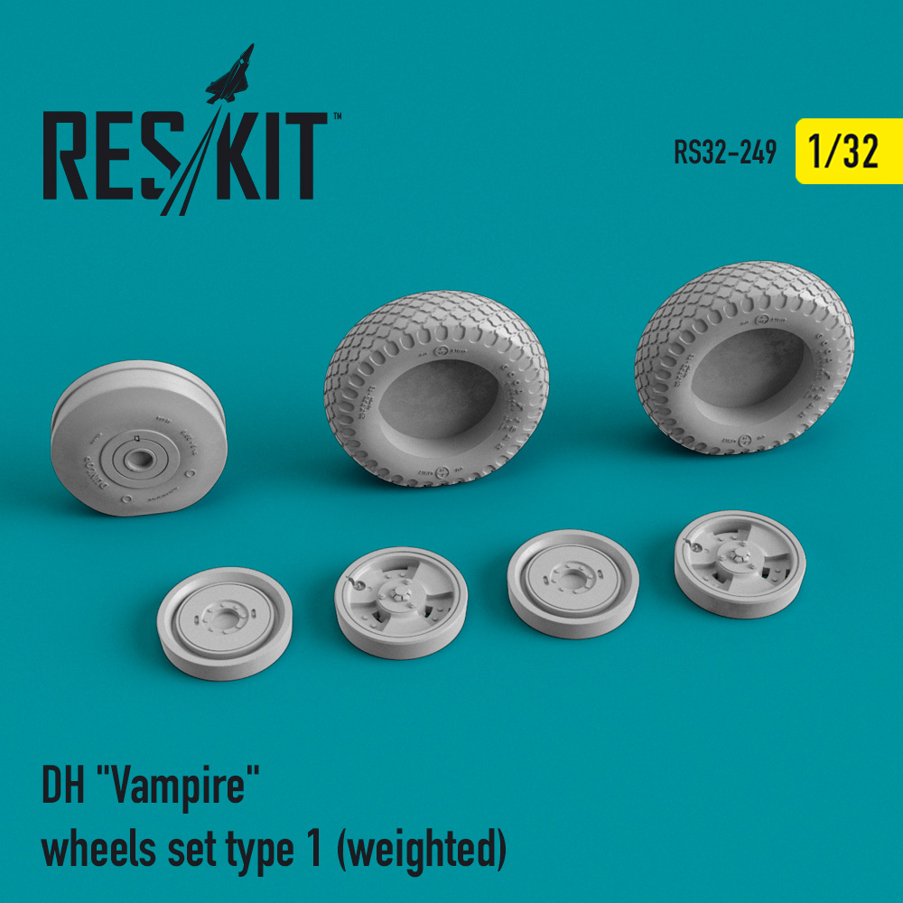 1/32 DH 'Vampire' wheels set type 1 (weighted)