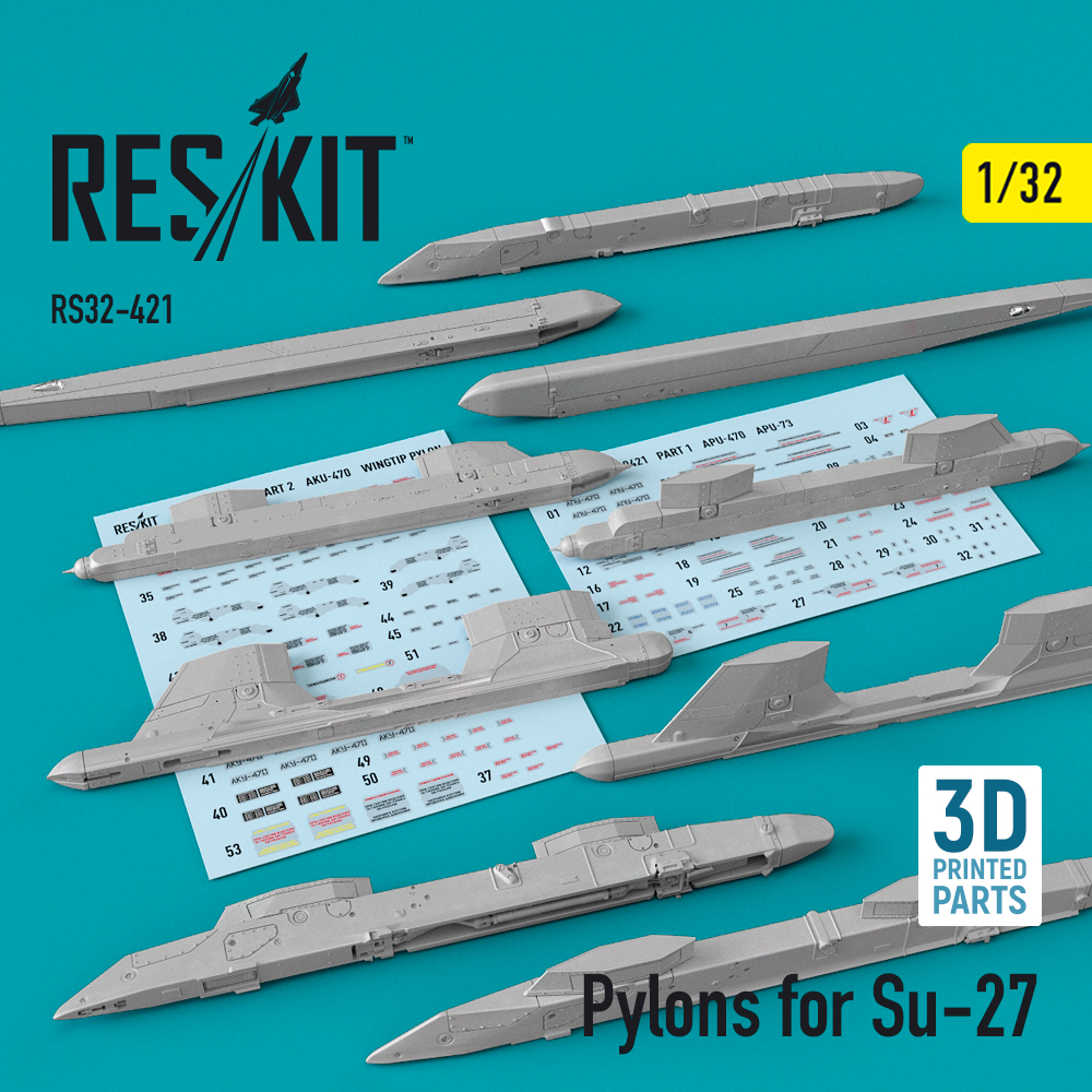 1/32 Pylons for Su-27