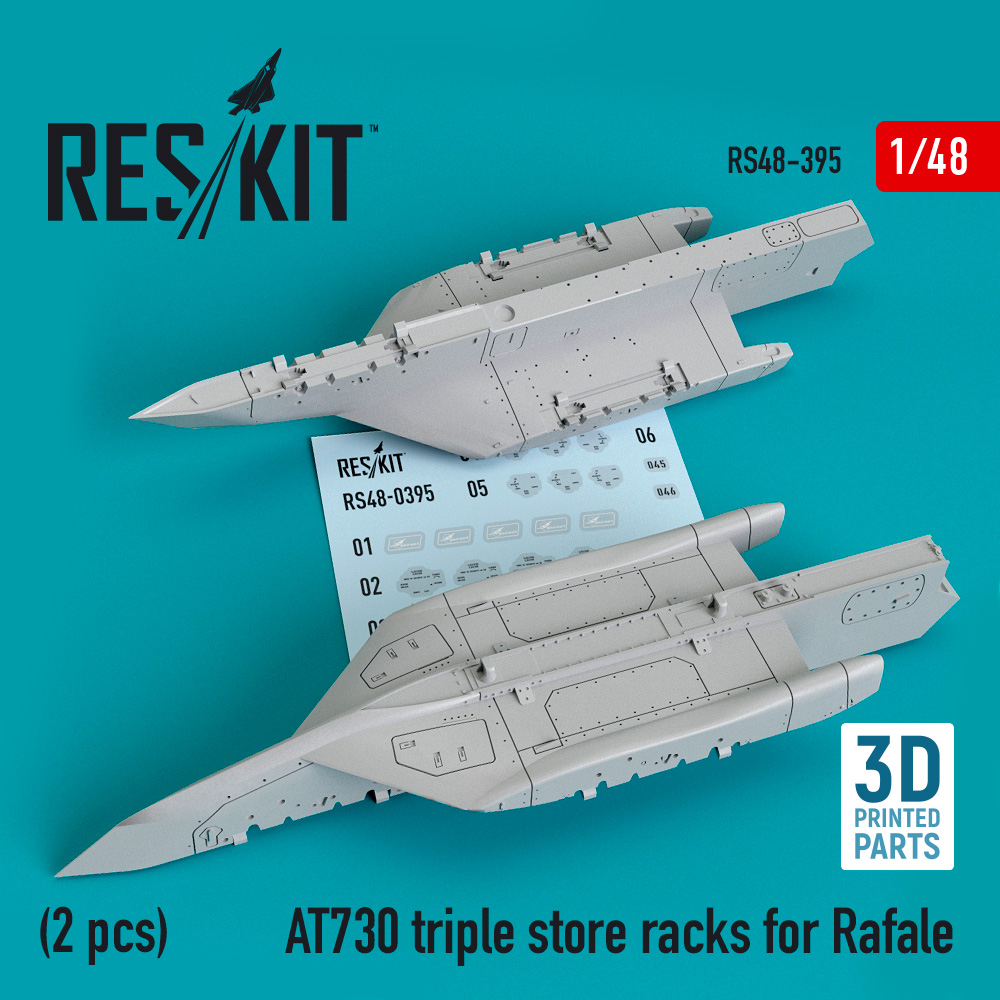 1/48 AT730 triple store racks for Rafale (2 pcs.) 