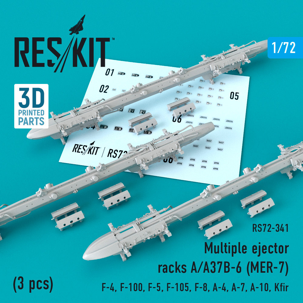 1/72 Multiple ej. racks A/A37B-6 (MER-7) (3 pcs.)