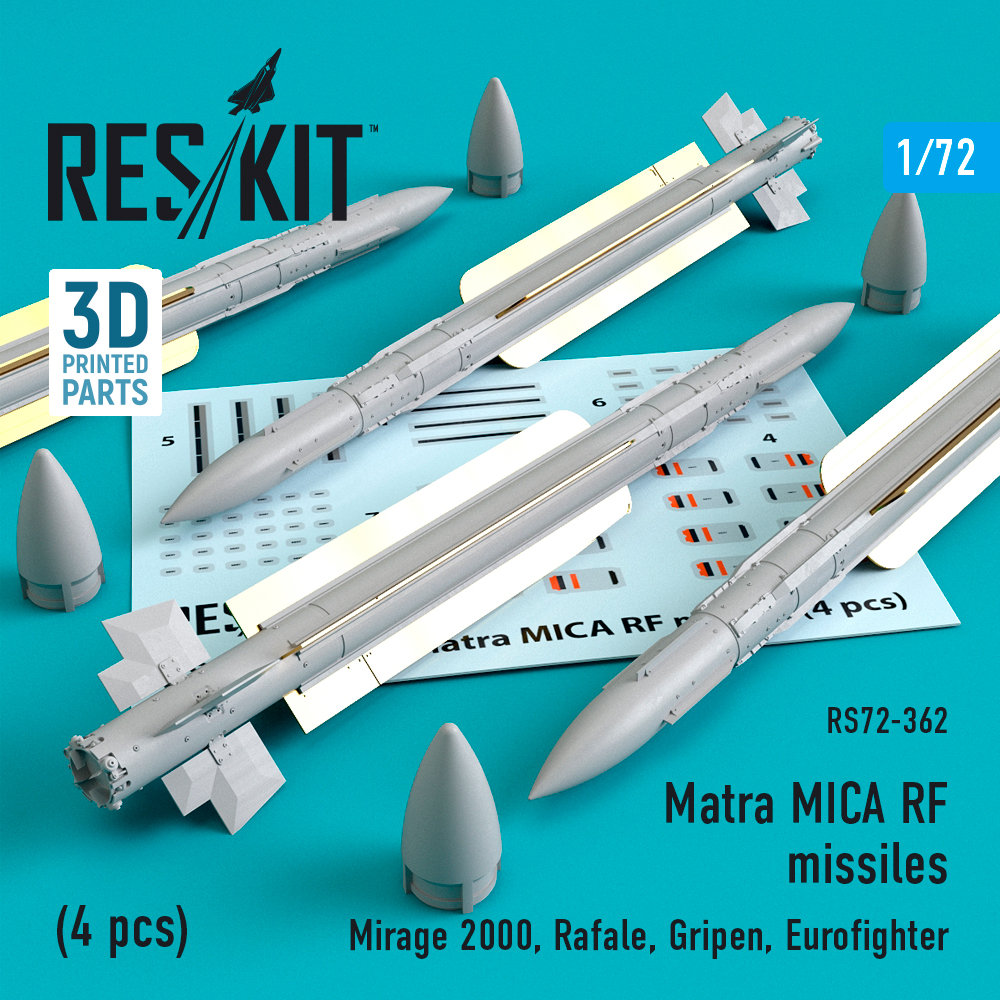 1/72 Matra MICA RF missiles (4 pcs.) 