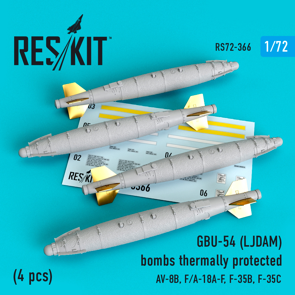 1/72 GBU-54 (LJDAM) bombs thermally prot. (4 pcs.)