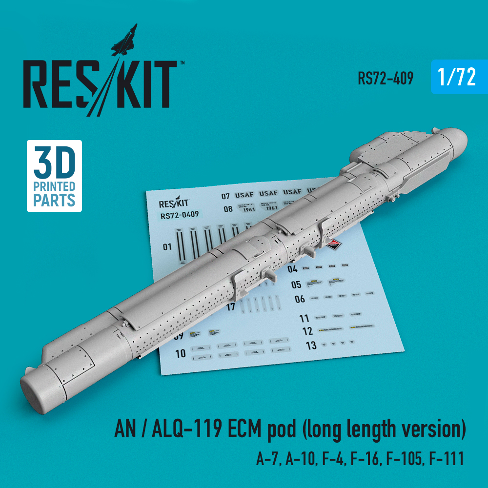 1/72 AN / ALQ-119 ECM pod (long length version)