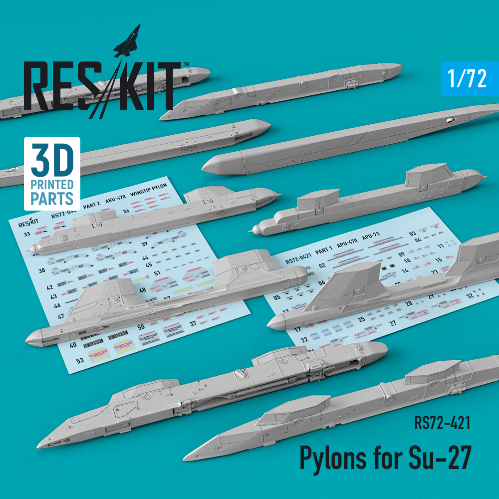 1/72 Pylons for Su-27