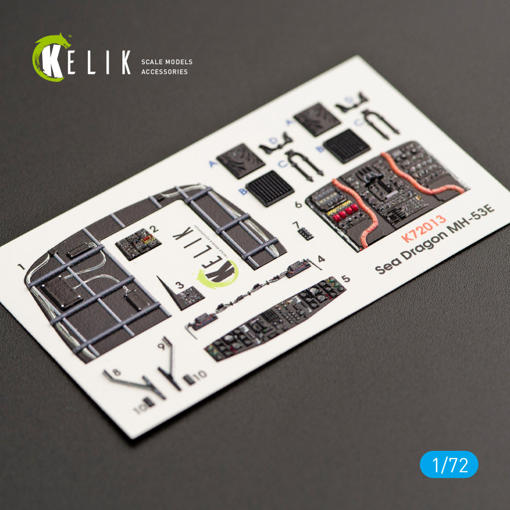 1/72 MH-53E Sea Dragon interior 3D decals (ITAL)